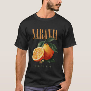 Vintage Orange Tropical Flavour Organic Fruit Bota T-Shirt