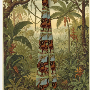 Vintage orangutan tie