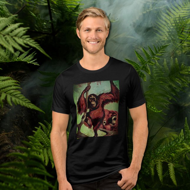 Vintage orangutans Tri-Blend shirt (Creator Uploaded)