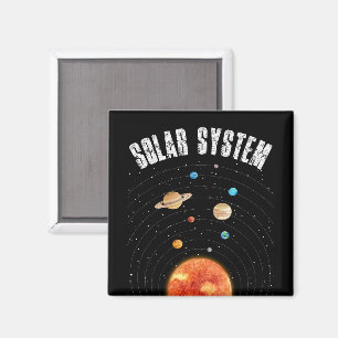 Vintage Orbits of the Planets Astronomy Lover  Magnet