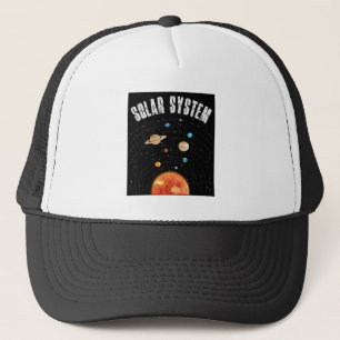 Vintage Orbits of the Planets Astronomy Lover Trucker Hat