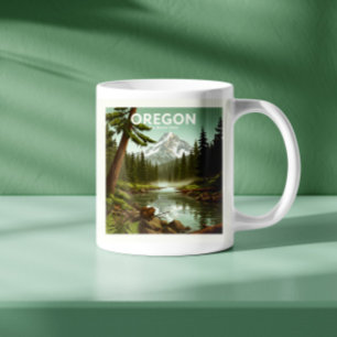Vintage Oregon Coffee Mug