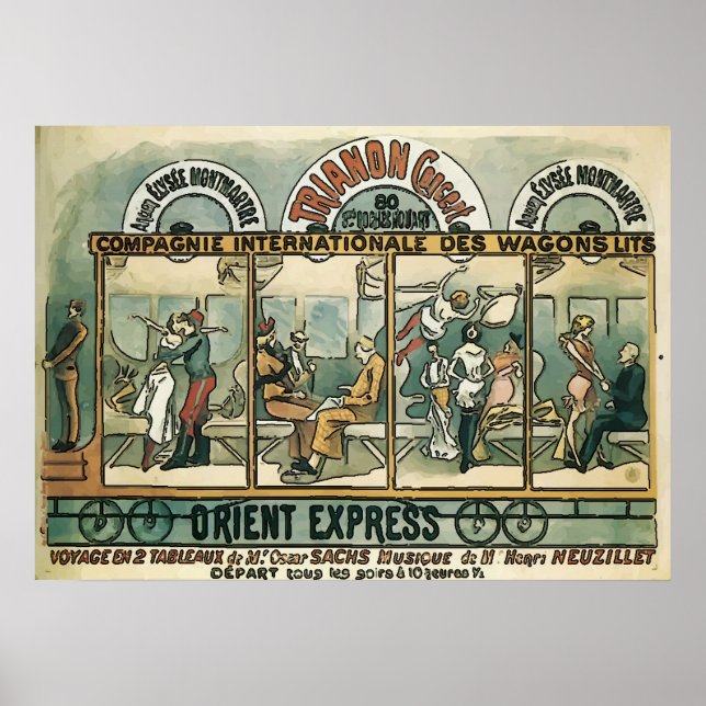 Vintage Orient Express  Poster (Front)