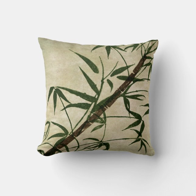 Vintage Oriental Bamboo 1 Cushion (Front)