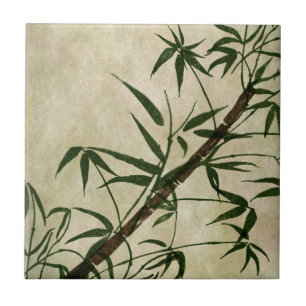 Vintage Oriental Bamboo 1 Tile