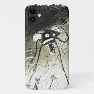 Vintage original alien invasion Case-Mate iPhone case