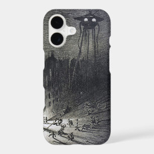 Vintage original alien invasion Sci fi black grey
