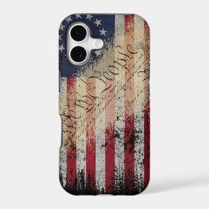 Vintage Original American Flag iPhone X Case