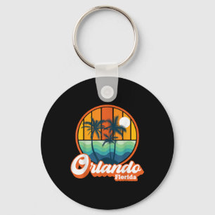 Vintage Orlando Florida Summer Vacation Beach Souv Key Ring
