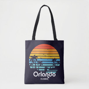 Vintage Orlando Florida Sunset Tote Bag