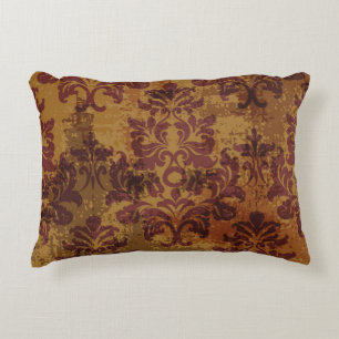 Vintage ornament, baroque rococo texture. decorative cushion