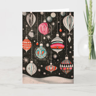 Vintage Ornament Extravaganza Holiday Card