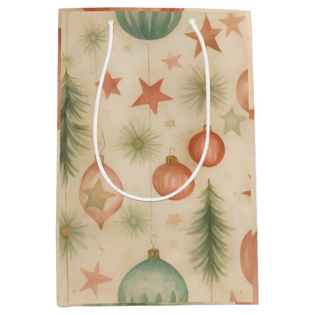 Vintage Ornament Gift Bag (Front)