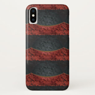 Vintage ornament red and black Case-Mate iPhone case