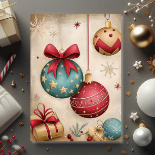 Vintage Ornament Treasure Card