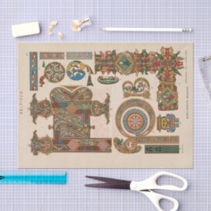 Vintage Ornamental Designs   Heinrich Dolmetsch Tissue Paper