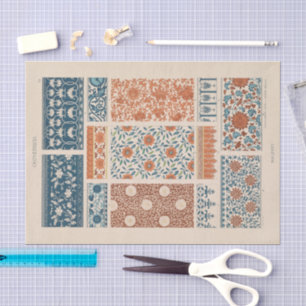 Vintage Ornamental Designs   Heinrich Dolmetsch Tissue Paper