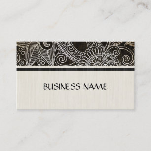 Vintage Ornamental Floral Business Cards 2