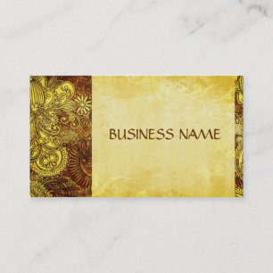 Vintage Ornamental Floral Business Cards 6