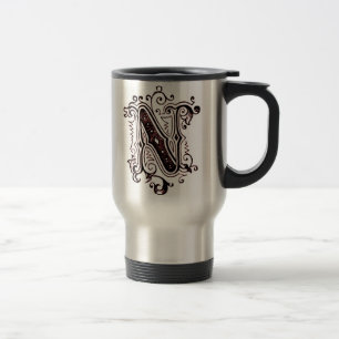 Vintage Ornamental 'N' - Mug