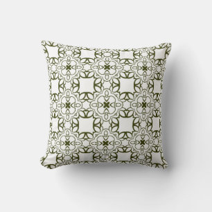Vintage ornamental seamless pattern. abstract, ara cushion