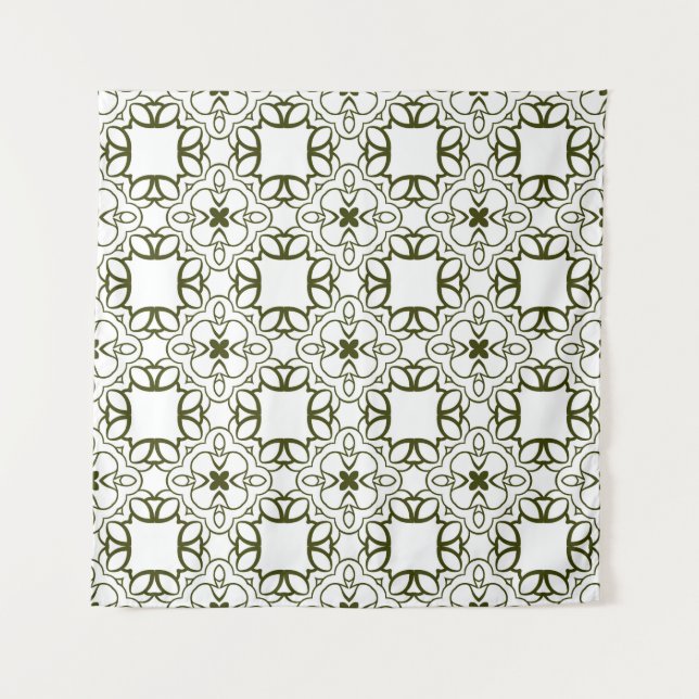 Vintage ornamental seamless pattern. abstract, ara tapestry (Front)