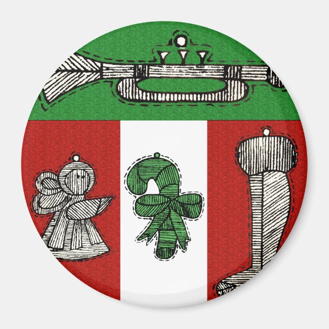 Vintage Ornaments Magnet (Front)