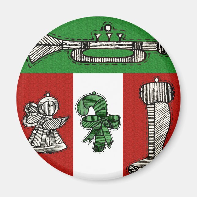 Vintage Ornaments Magnet (Front)