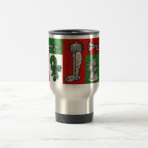 Vintage Ornaments Travel Mug