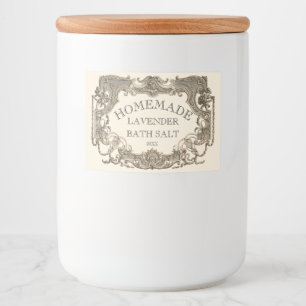 Vintage Ornate Victorian Era Template Food Label