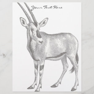 Vintage Oryx Letterhead