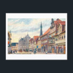 Vintage Oster Strasse in Hamelin, Germany Postcard<br><div class="desc">This postcard is a reproduction of a vintage travel postcard showing the Oster Strasse in Hamelin,  Germany.</div>