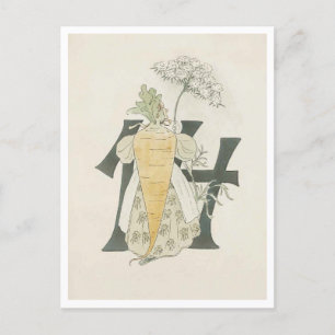 Vintage Ottilia Adelborg Floral Number - 14 Postcard