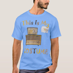 Vintage oufit Women Men,This Is My 70's Costume 19 T-Shirt