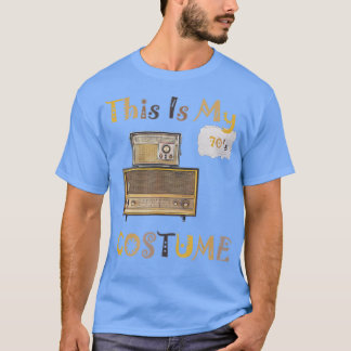Vintage oufit Women Men,This Is My 70's Costume 19 T-Shirt
