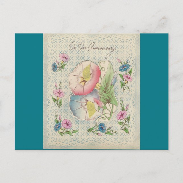 Vintage Our Anniversary "Mario" 1 Postcard (Front)