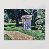Vintage Outhouse From Harry Truman's Childhood