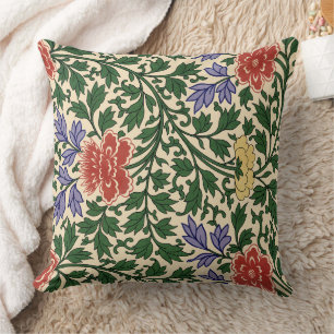 Vintage Owen Jones Chinoiserie Peony Pattern Cushion