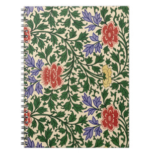 Vintage Owen Jones Chinoiserie Peony Pattern Notebook
