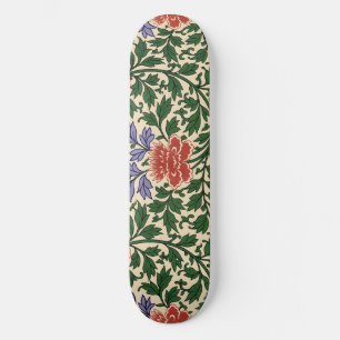Vintage Owen Jones Chinoiserie Peony Pattern Skateboard