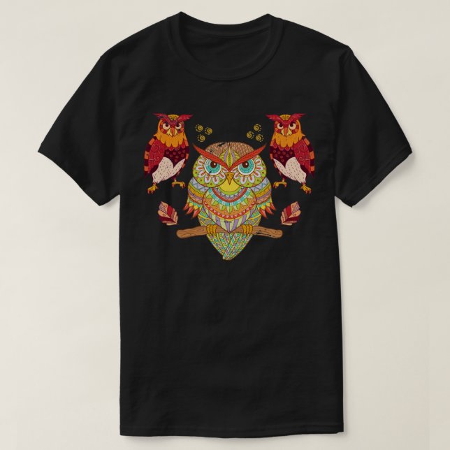 Vintage Owl2 T-Shirt (Design Front)