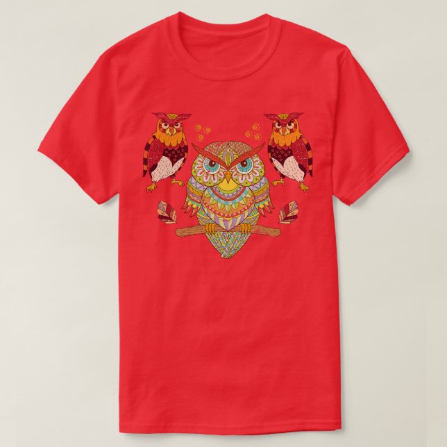 Vintage Owl 2 T-Shirt (Design Front)