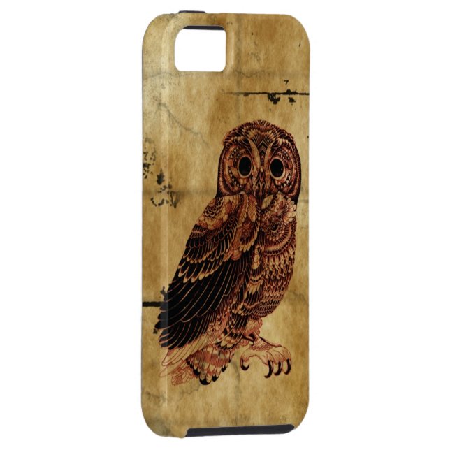 Vintage Owl Case-Mate iPhone Case (Back/Right)
