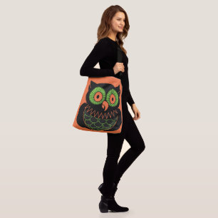 Vintage Owl Crossbody Bag