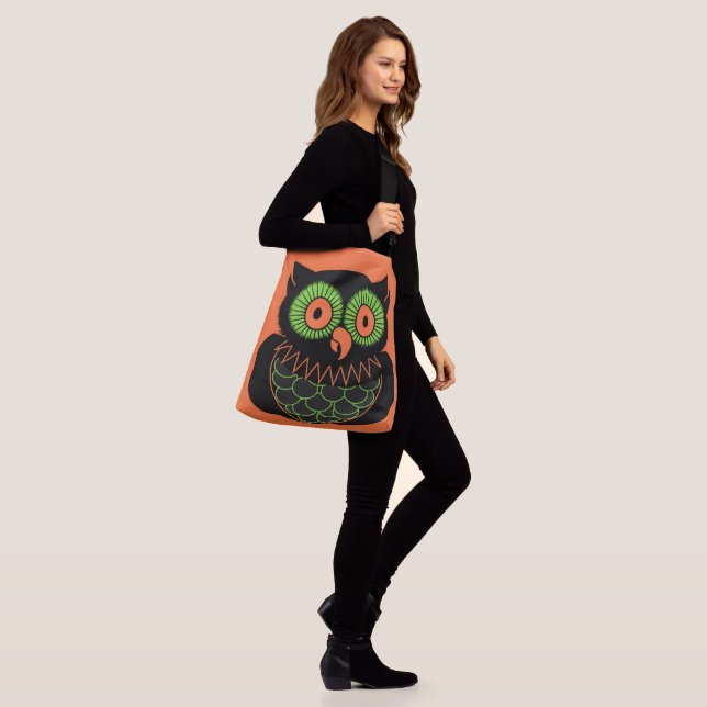 Vintage Owl Crossbody Bag (On Model)