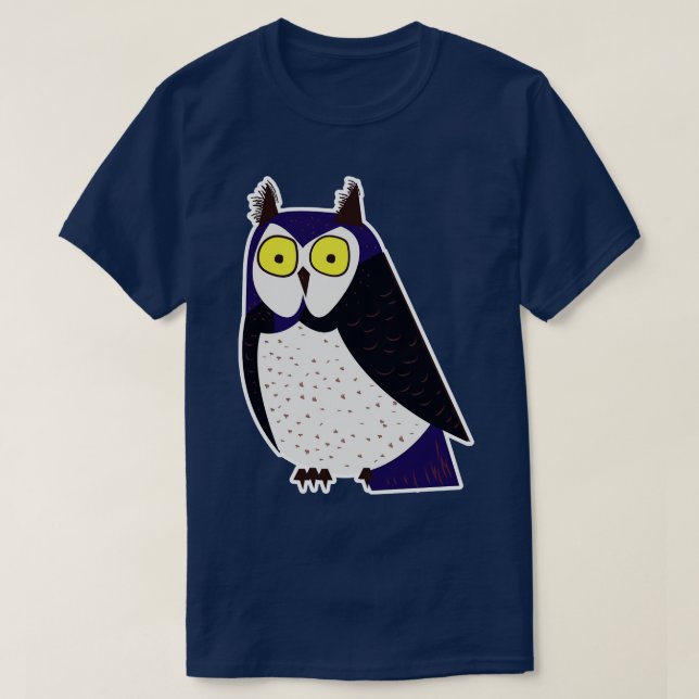 Vintage Owl T-Shirt (Design Front)