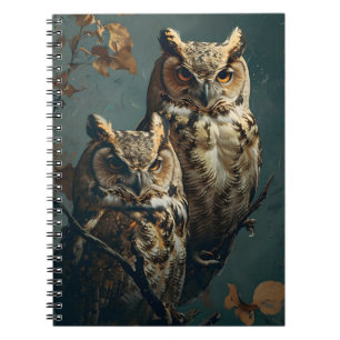 Vintage Owls Notebook