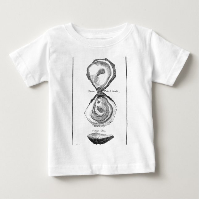 Vintage Oyster Animal Print Baby T-Shirt (Front)