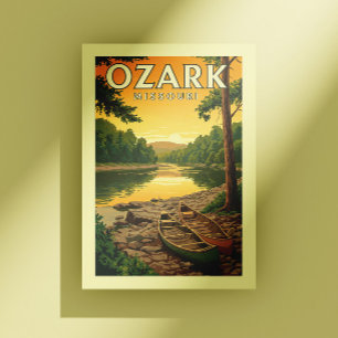 Vintage Ozark Missouri Postcard