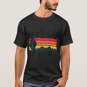 Vintage Pacific Crest Trail Marker Sign Retro Hiki T-Shirt